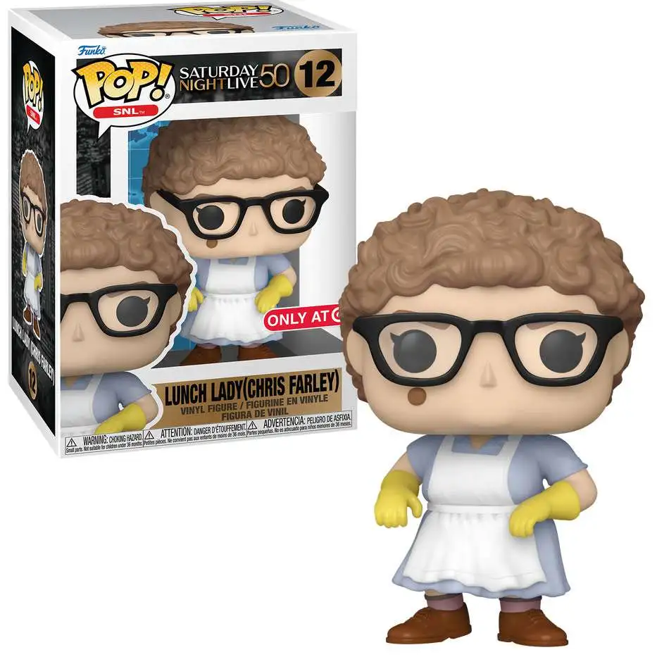 Funko Saturday Night Live 50th Anniversary POP! SNL Lunch Lady Exclusive Vinyl Figure #12 [Chris Farley]