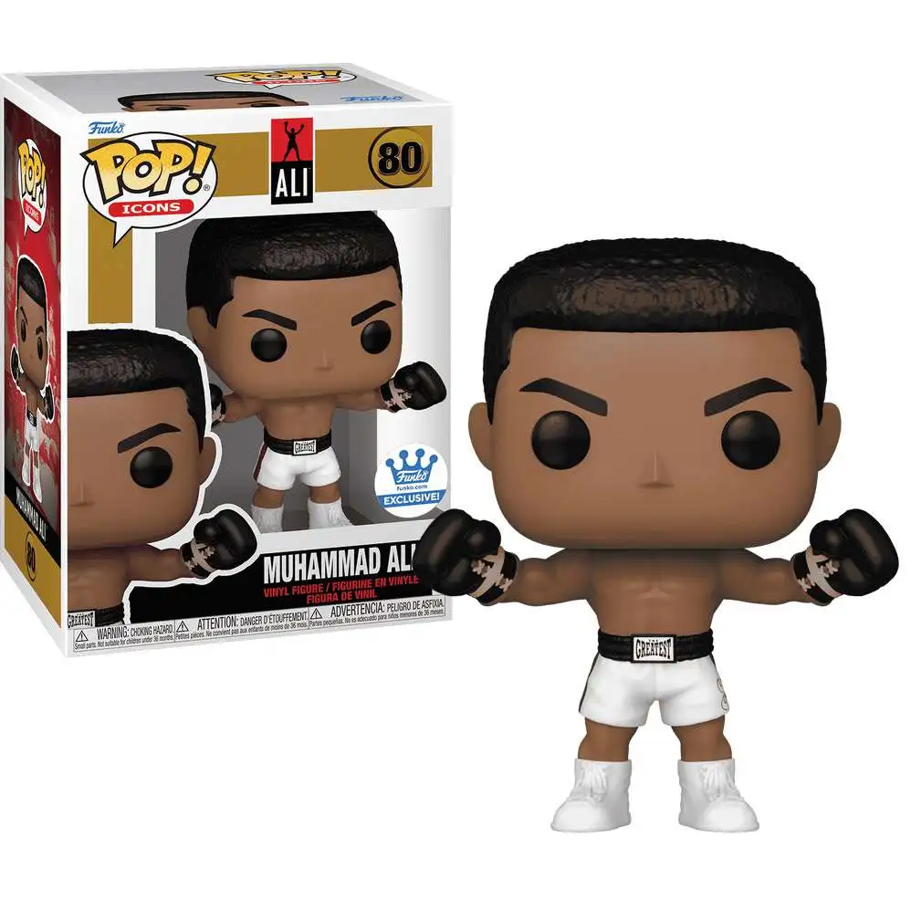 Funko POP! Icons Muhammad Ali Exclusive Vinyl Figure #80 [Arms Raised]