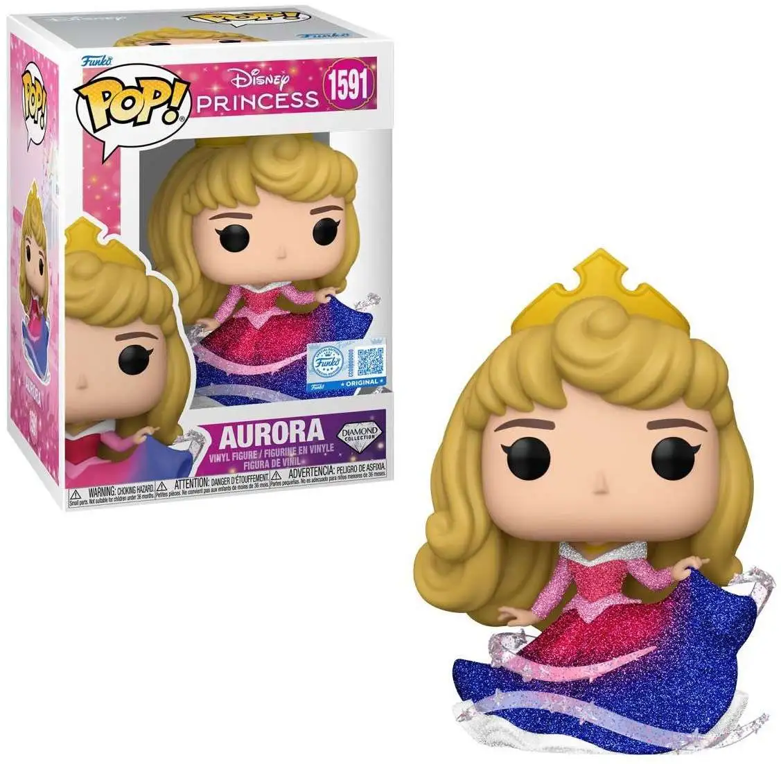 Funko Sleeping Beauty POP! Disney Aurora Vinyl Figure [Diamond Collection]