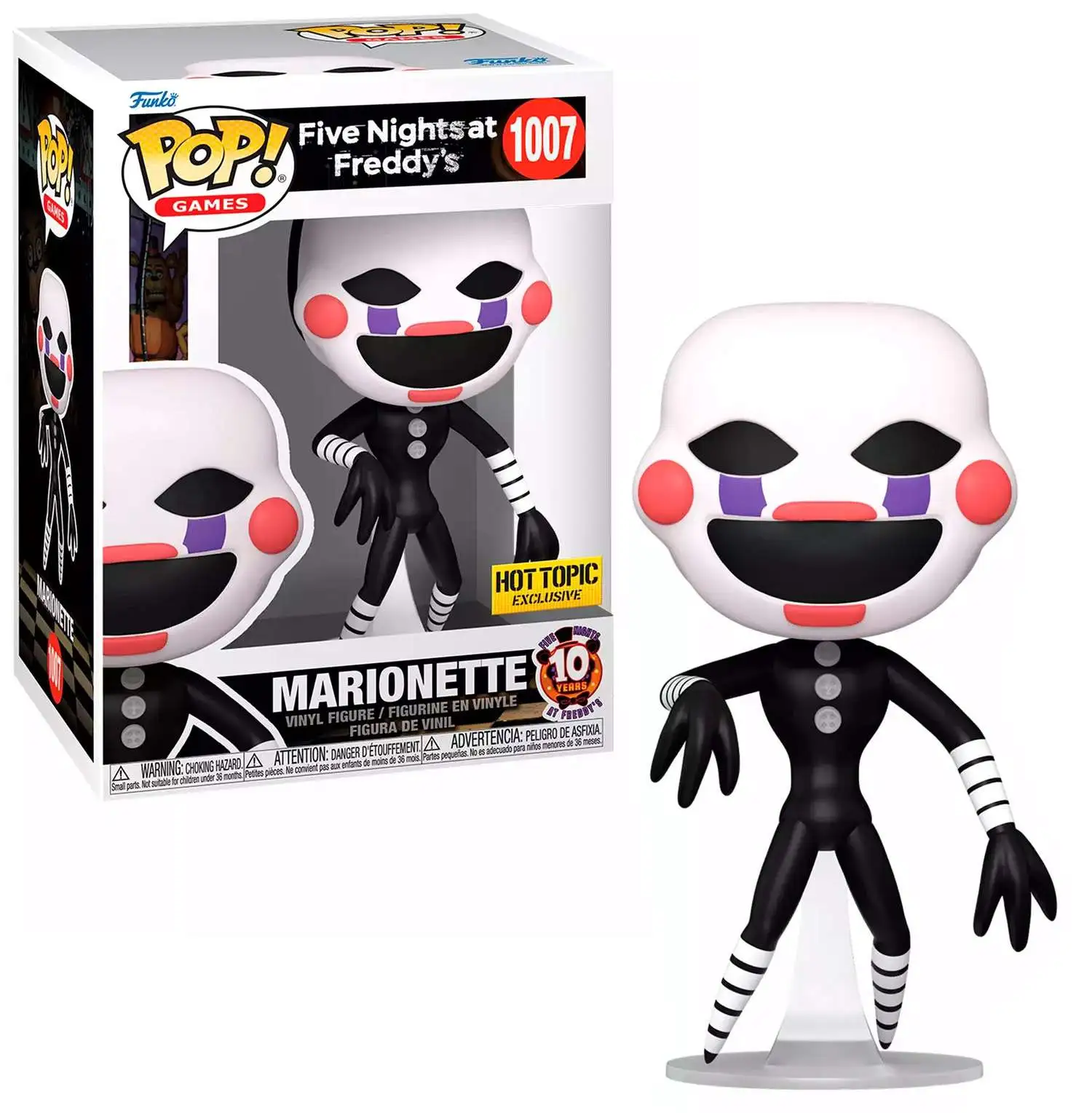 Funko Five Nights at Freddys POP Games Marionette Exclusive