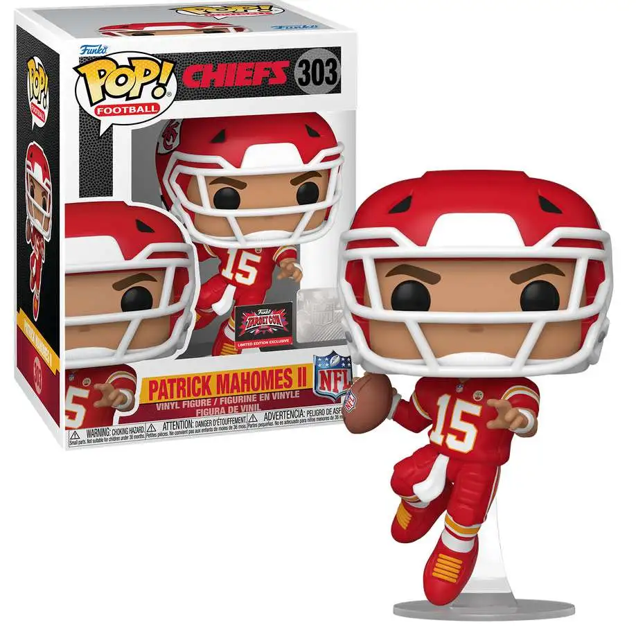 Funko Kansas City Chiefs POP! NFL Patrick Mahomes II Exclusive Vinyl Figure #303 [Red & Gold Uniform]