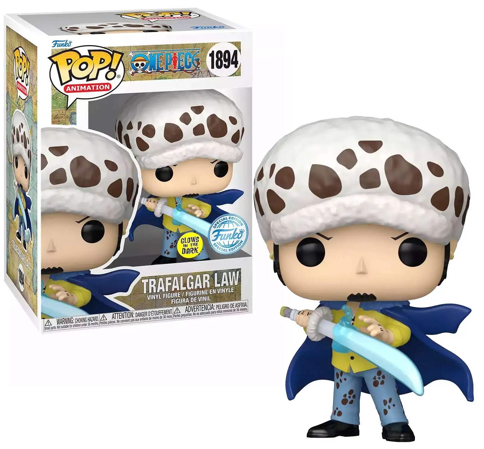 Funko Pop トラファルガー・ロー Trafalgar Law 101 ONE PIECE RARE Vaulted Trafalgar Law #101 FUNKO POP with