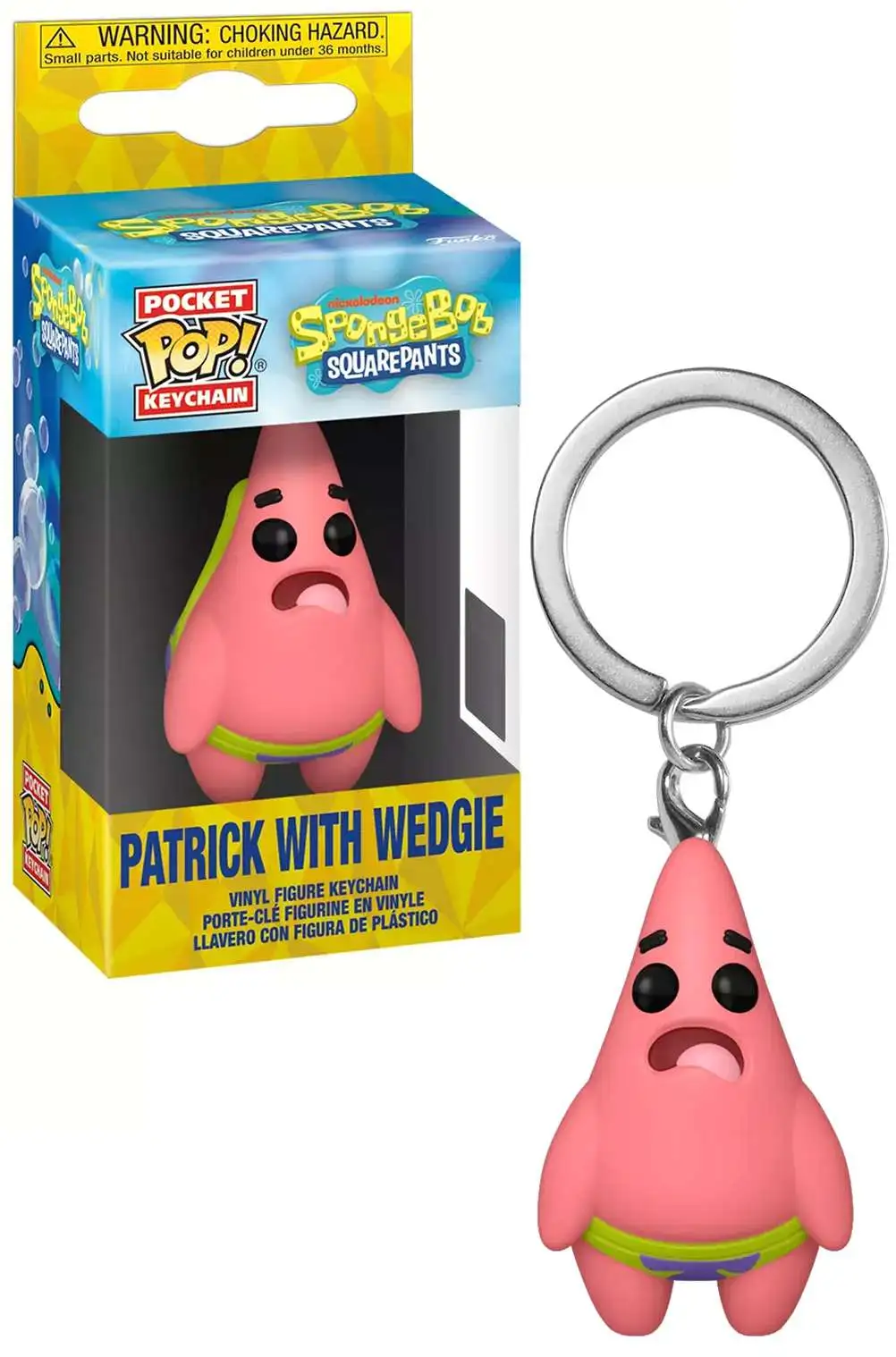 Funko Spongebob Squarepants Pocket POP! Patrick with Wedgie 2-Inch Keychain