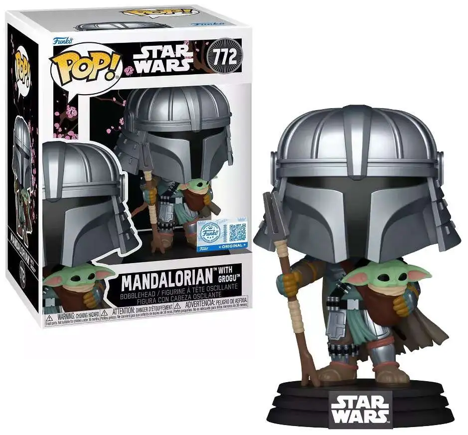 Funko The Mandalorian POP! Star Wars Hades Mandalorian with Grogu Vinyl Figure #772