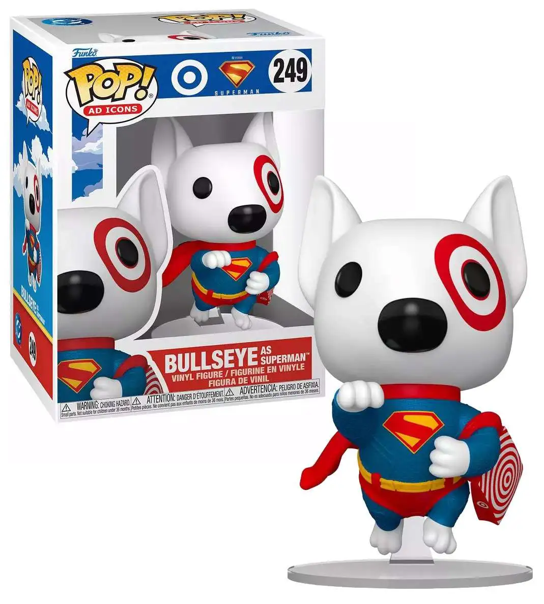 Funko DC Superman 2025 POP Ad Icons Bullseye Exclusive Vinyl