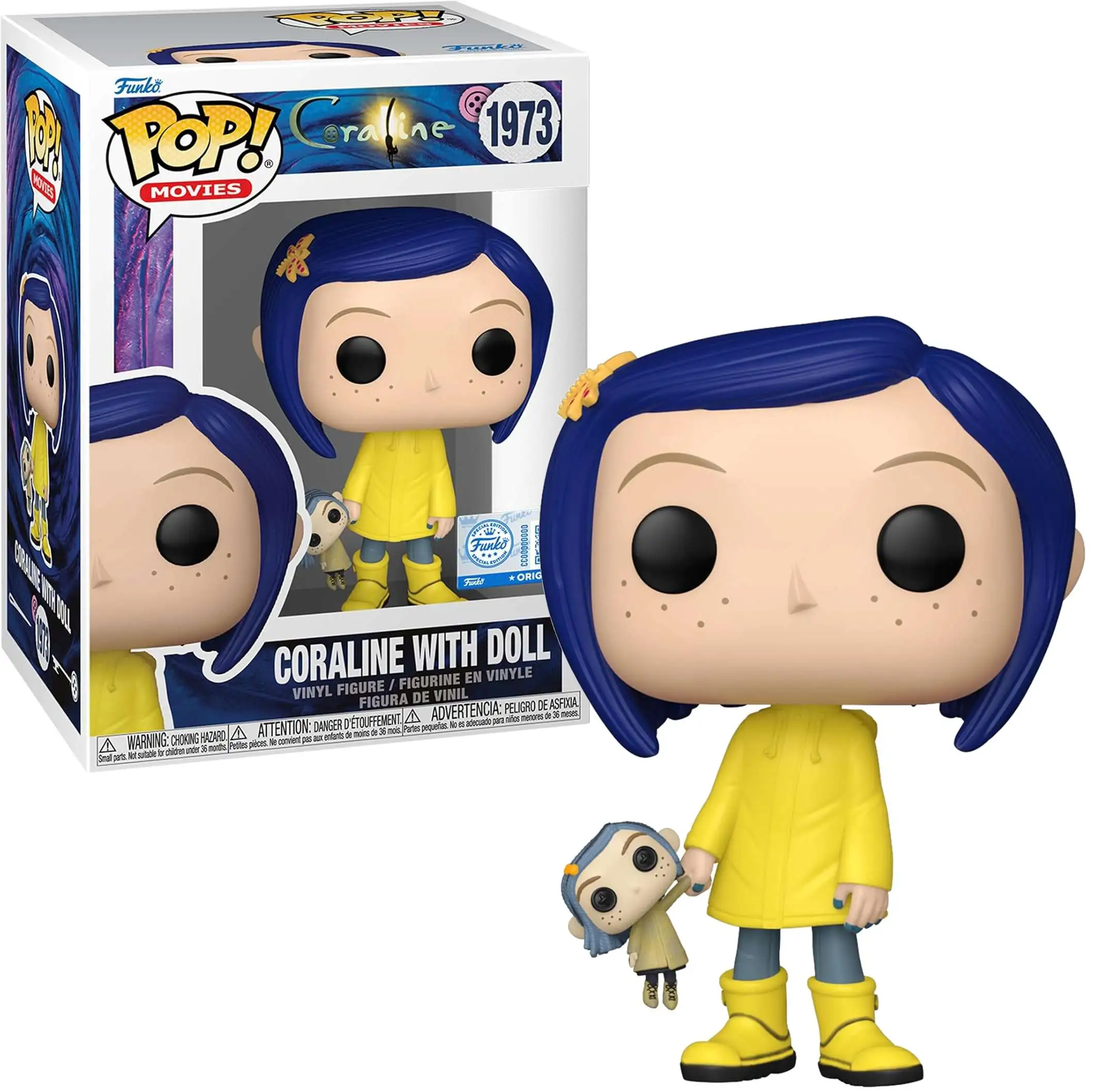 Funko 15th Anniversary POP! Movies Coraline with Doll Vinyl Figure #1973