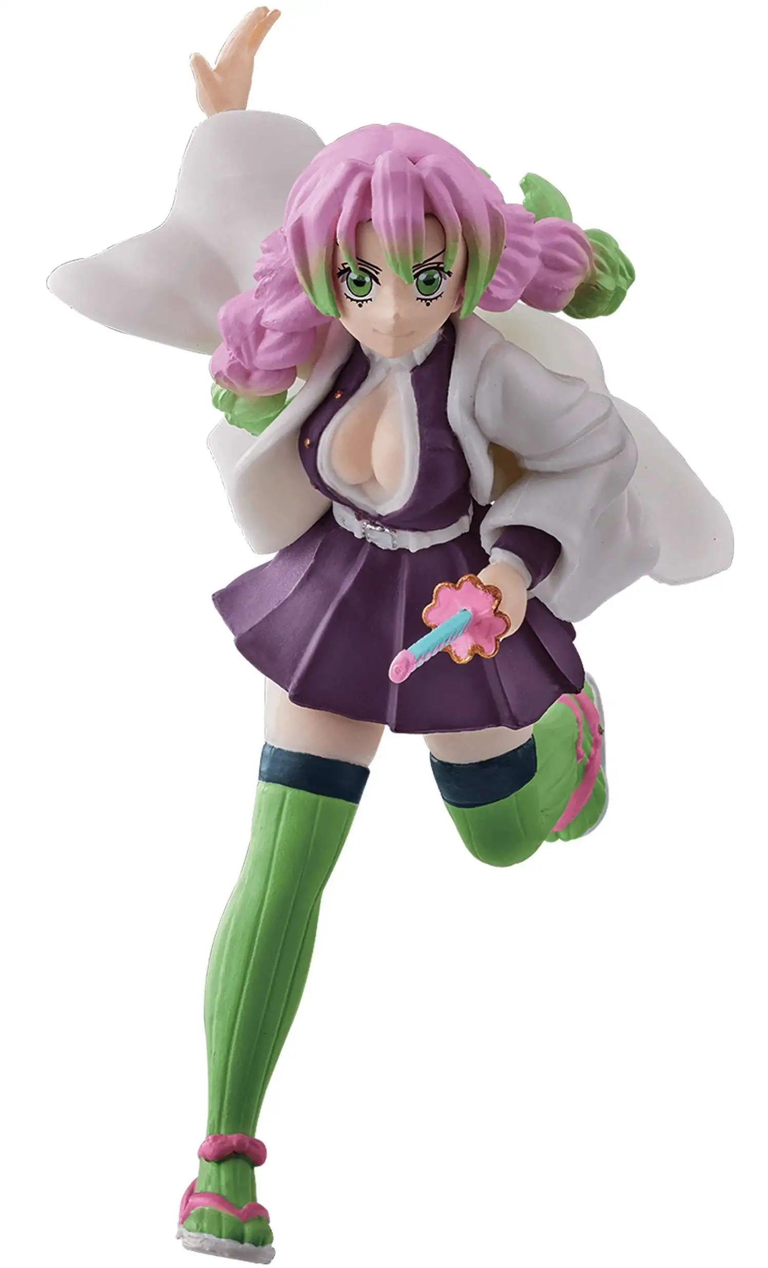 Demon Slayer Gashapon Great Posing Figures Series 2 Mitsuri Kanroji 3-Inch Mini Figure [Loose]
