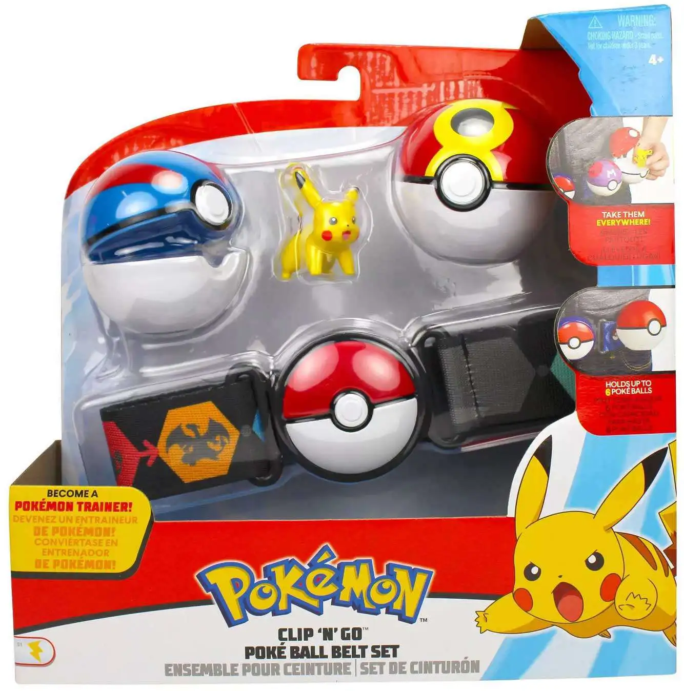 PoKéMoN Squirtle & Dive Ball Newest Edition 2020 Clip N Go Wave 4 Catch Em All! 