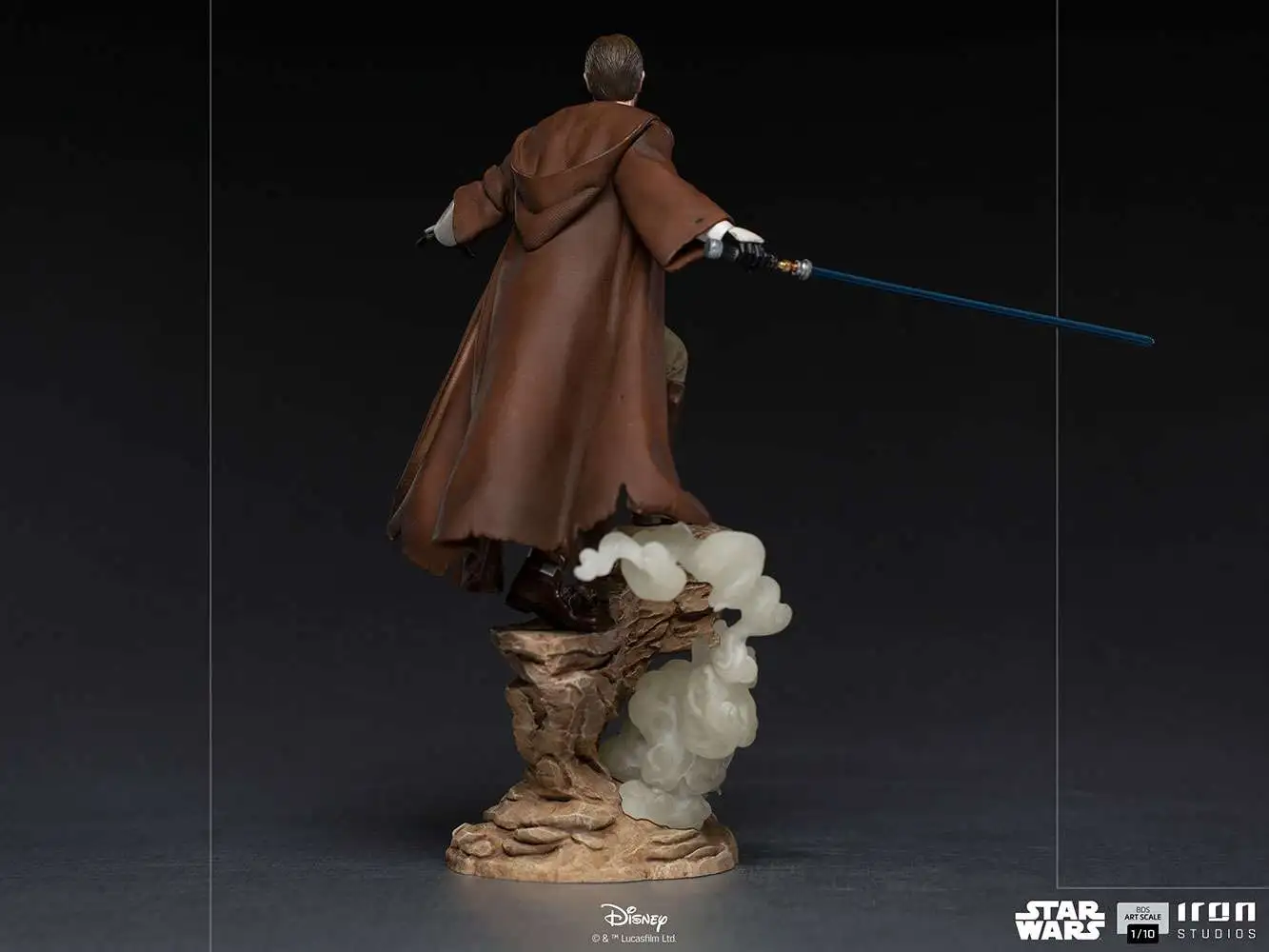  Star Wars: The Phantom Menace: Qui-Gon Jinn ArtFX+ Statue,  Multicolor : Toys & Games