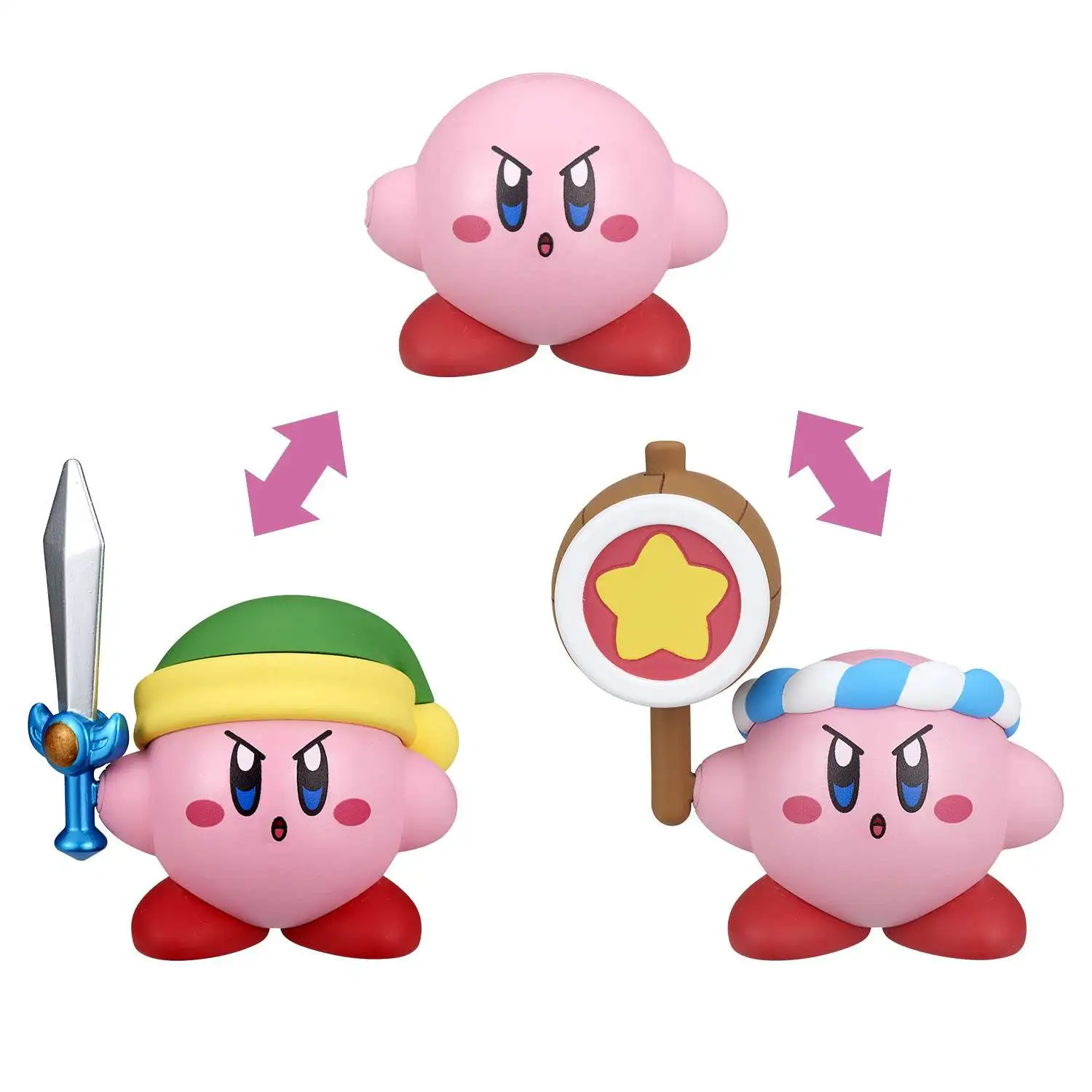 Kirby Copy Ability Figure Sword & Hammer 2.4-Inch Collectable Figure
