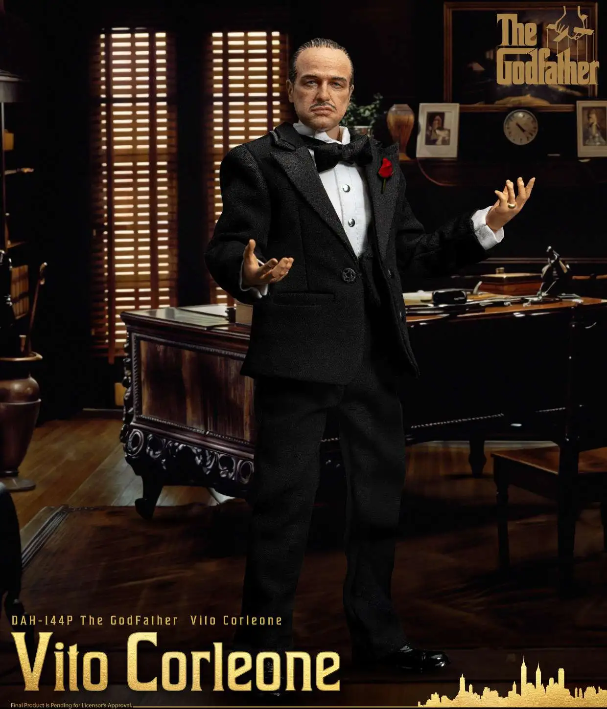 The Godfather Dynamic 8ction Heroes Vito Corleone 8-Inch Statue DAH-144P (Pre-Order ships June)