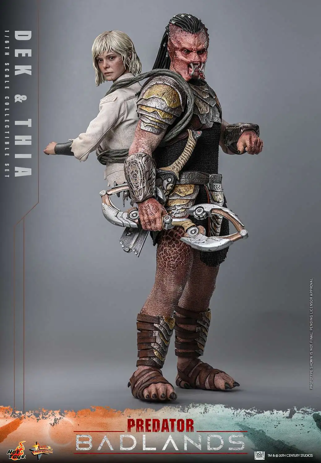 Predator: Badlands Movie Masterpiece Dek & Thia 1/6 Collectible 1/6 Scale Figure (Pre-Order ships June)
