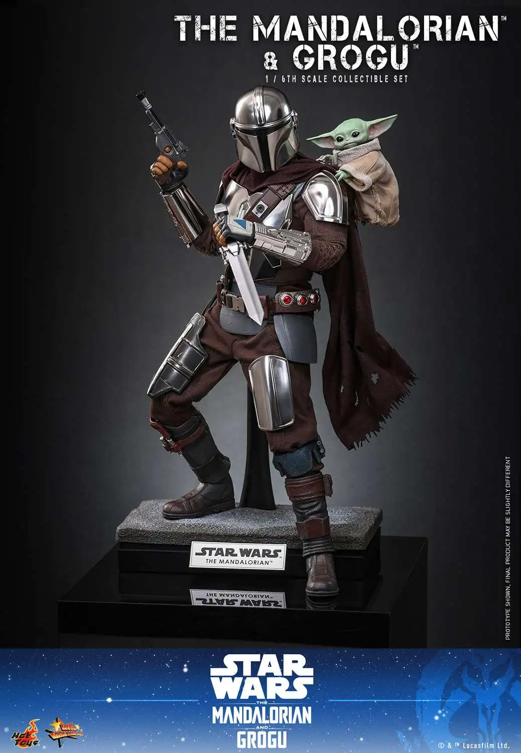 Star Wars The Mandalorian & Grogu Collectible 1/6 Scale Figure (Pre-Order ships October 2027)