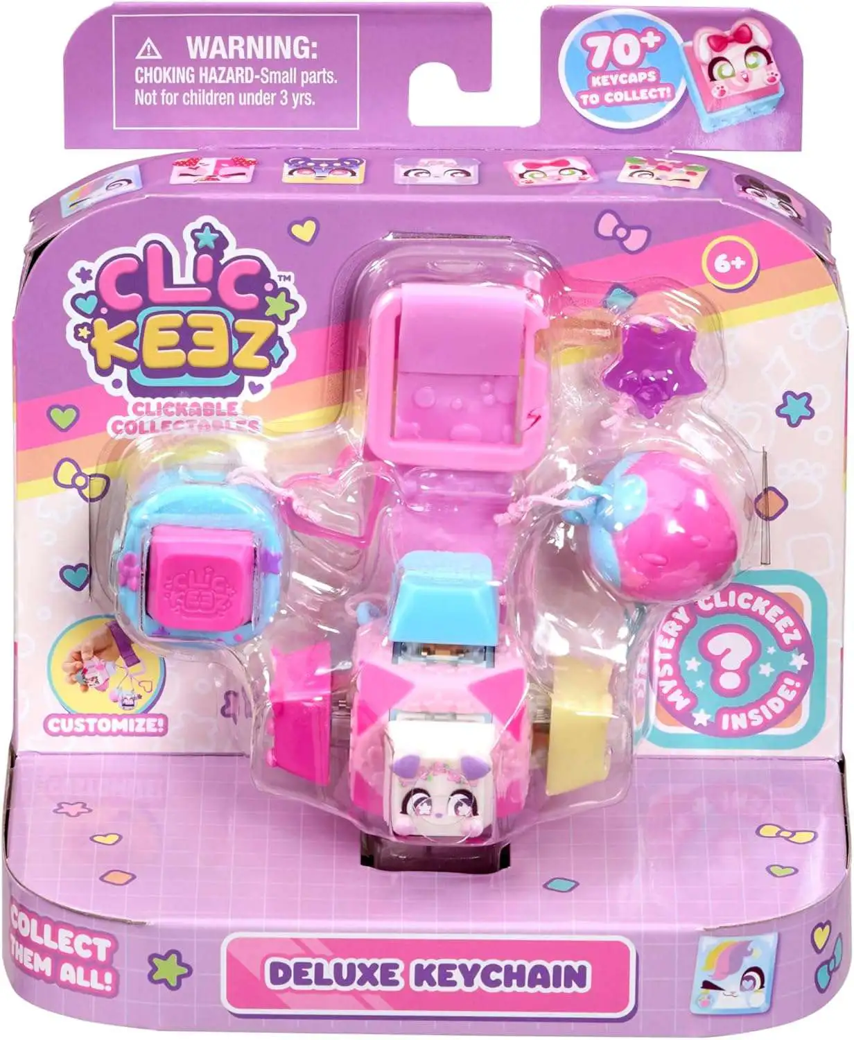 Clickeez Cube Deluxe Keychain [Clickable Collectibles!]