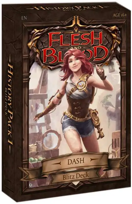 Flesh and Blood Trading Card Game History Pack 1 Dash Blitz Deck