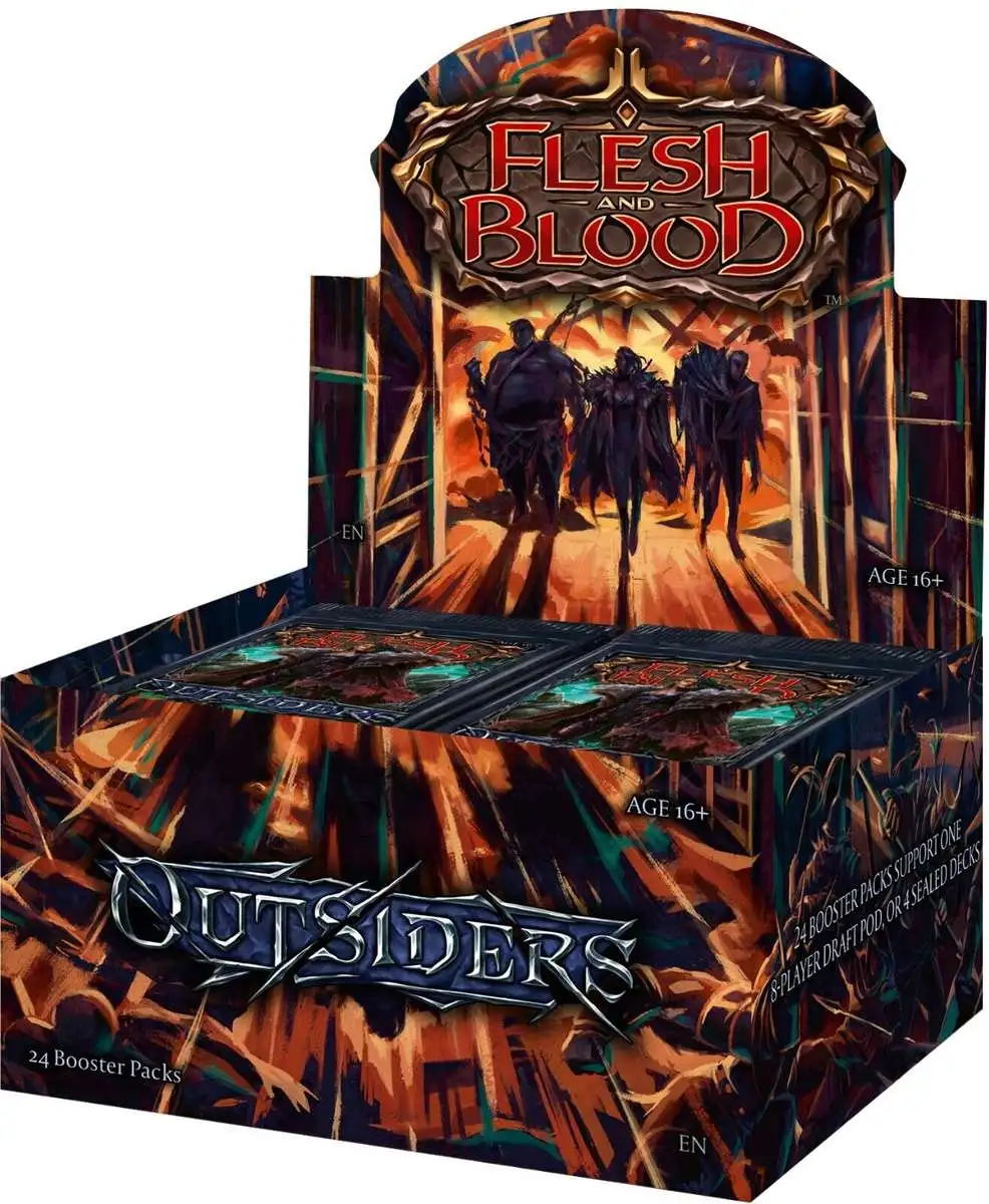 Flesh and Blood Trading Card Game Outsiders Booster Box [24 Packs]