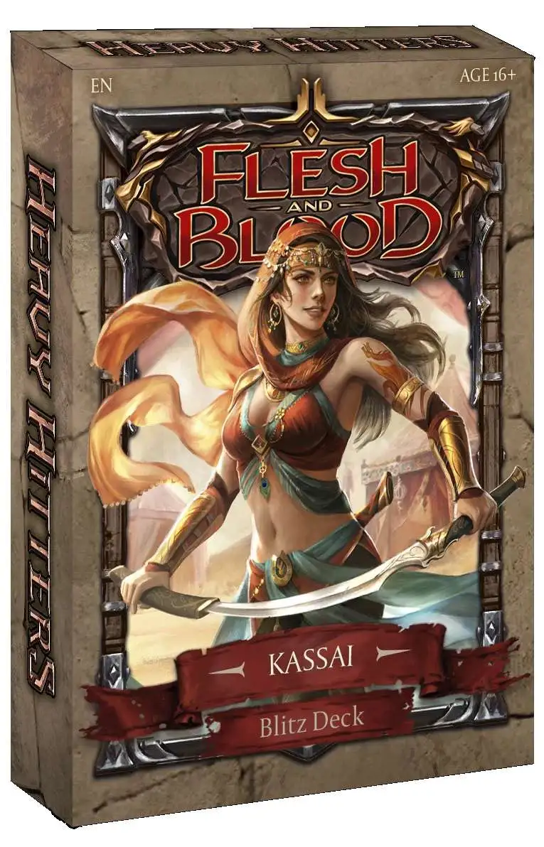 Flesh and Blood Trading Card Game Heavy Hitters Kassai Blitz Deck