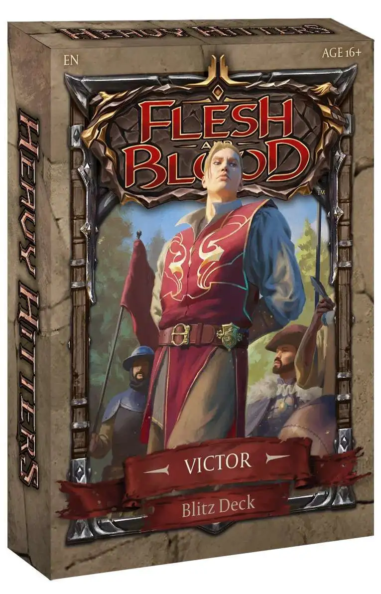 Flesh and Blood Trading Card Game Heavy Hitters Victor Blitz Deck