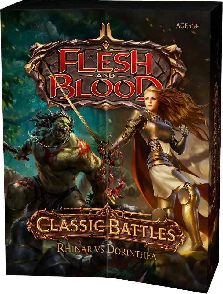 Flesh and Blood Trading Card Game Classic Battles Rhinar vs Dorinthea Boxed Set