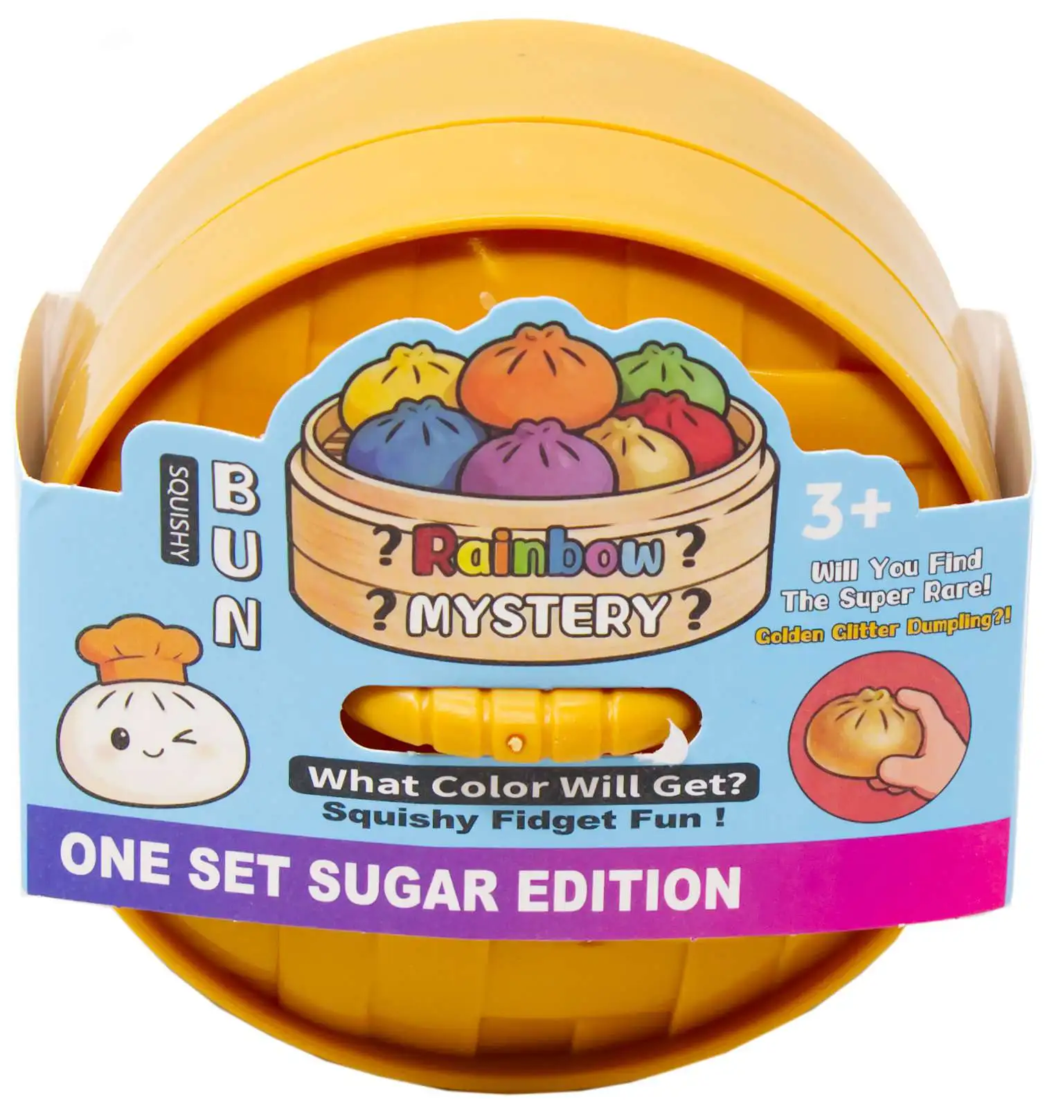 Rainbow Mystery Squishy Bun Sugar Edition Mystery Pack