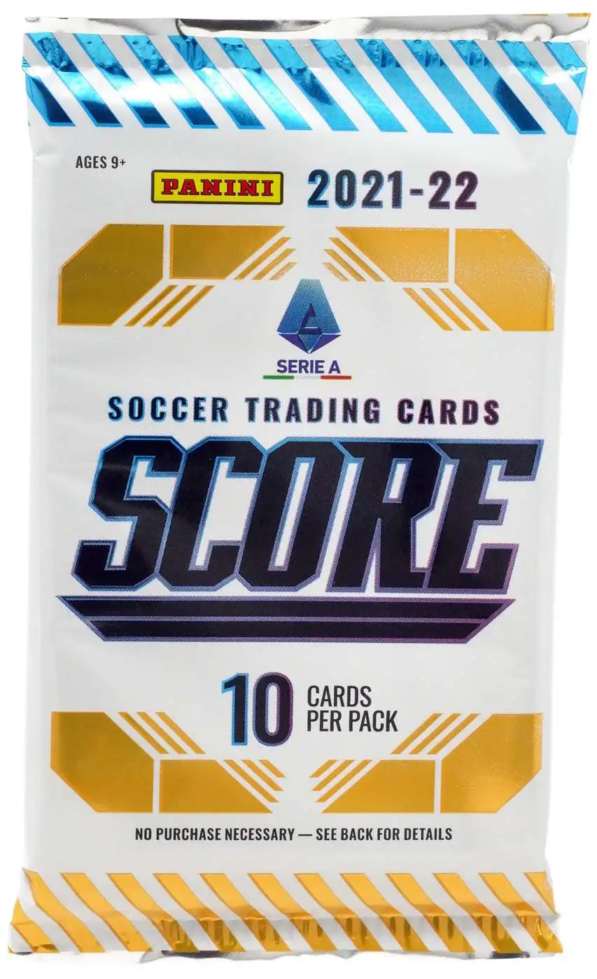 MLS Panini 2021-22 Score Soccer Serie A Trading Card RETAIL Pack [10 Cards]