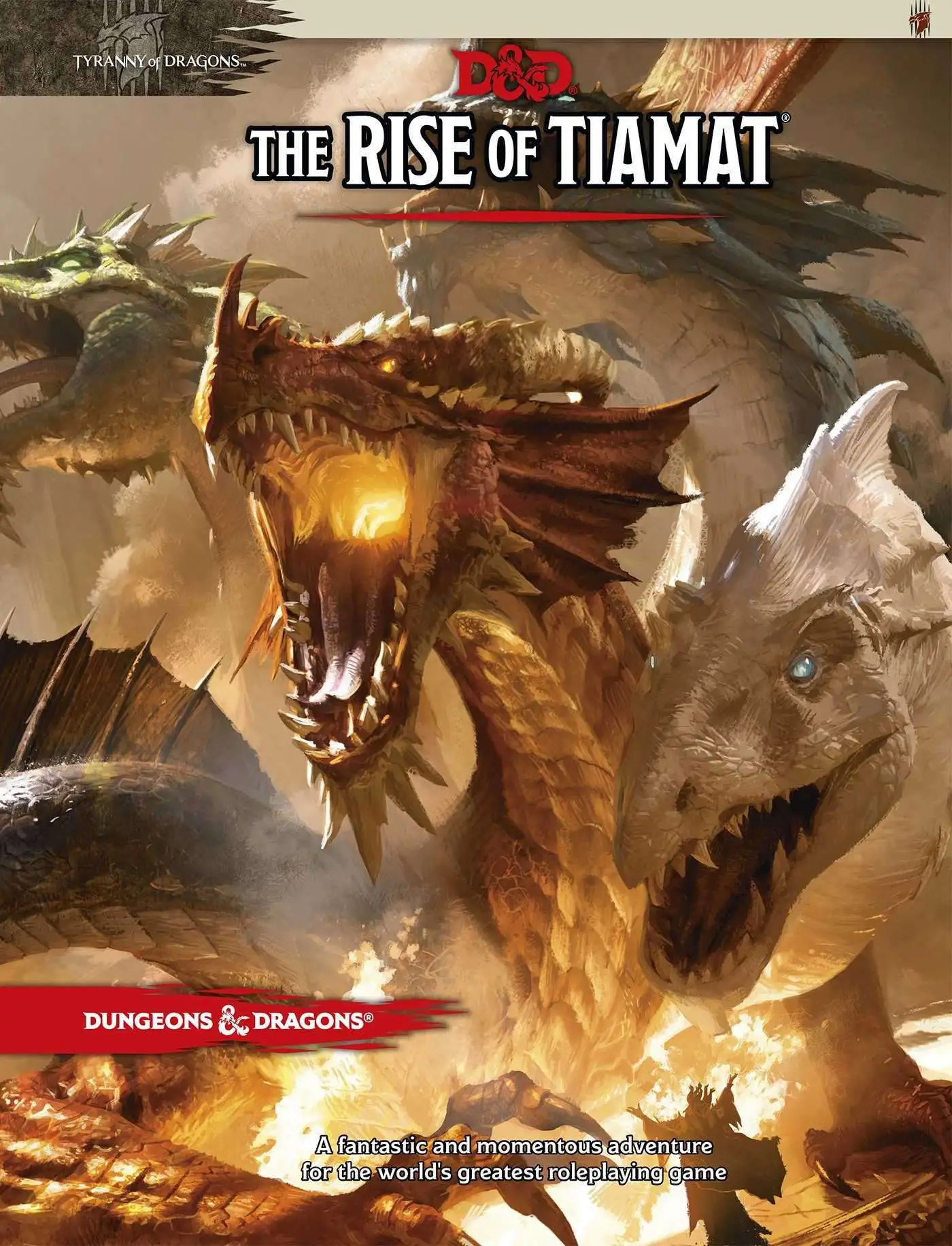 Dungeons & Dragons 5th Edition The Rise of Tiamat Hardcover Roleplaying Book