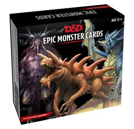 Dungeons & Dragons Game Accessories Epic Monster Cards Monster Cards
