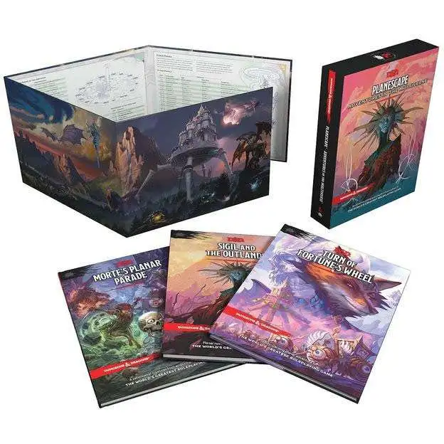 Dungeons & Dragons Planescape Adventures in the Multiverse Roleplaying Book Boxed Set