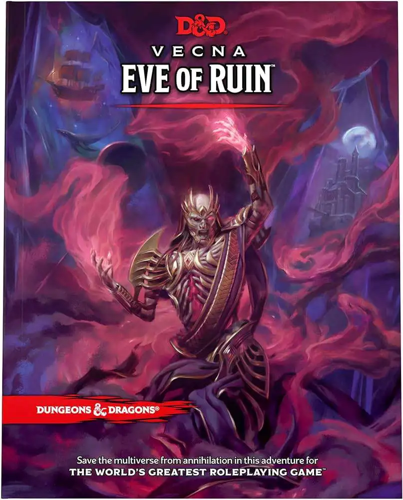 D & D Vecna Eve of Ruin Hard Cover Book