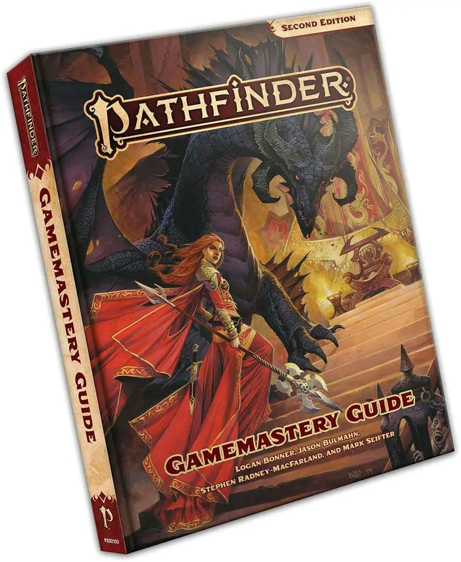 Pathfinder Second Edition Gamemastery Guide Hardcover Roleplaying Book
