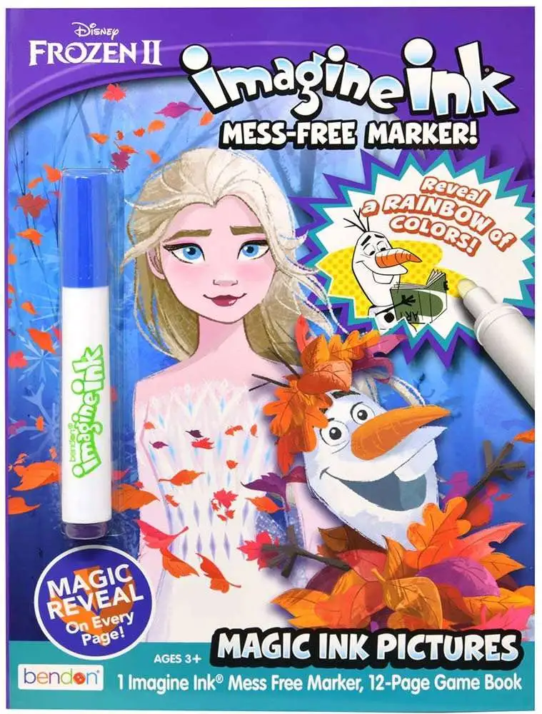 Disney Frozen 2 Imagine Ink Magic Ink Pictures Activity Book