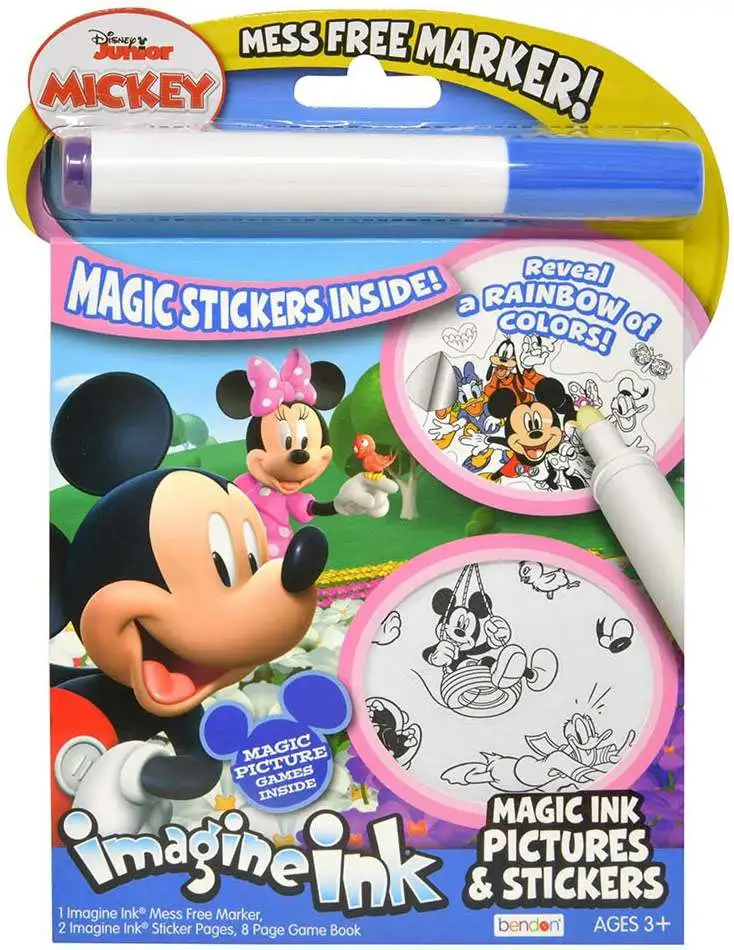 Disney Junior Imagine Ink Magic Ink Pictures & Stickers Activity Book