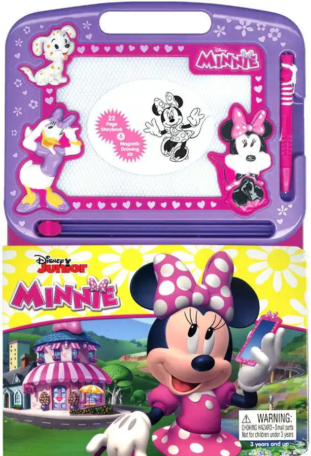 Disney Junior Learning Series Minnie Mouse Storybook & Magnetic Drawing Pad