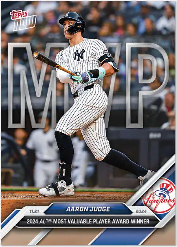 MLB 2024 NOW Baseball Single Card Aaron Judge OS-5 MVP - ToyWiz MLB 2024 NOW Baseball Single Card Aaron Judge OS-5 MVP - ToyWiz