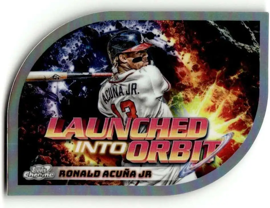 MLB 2024 Topps Cosmic Chrome Baseball Launched Into Orbit Ronald Acuna Jr. LIO-13