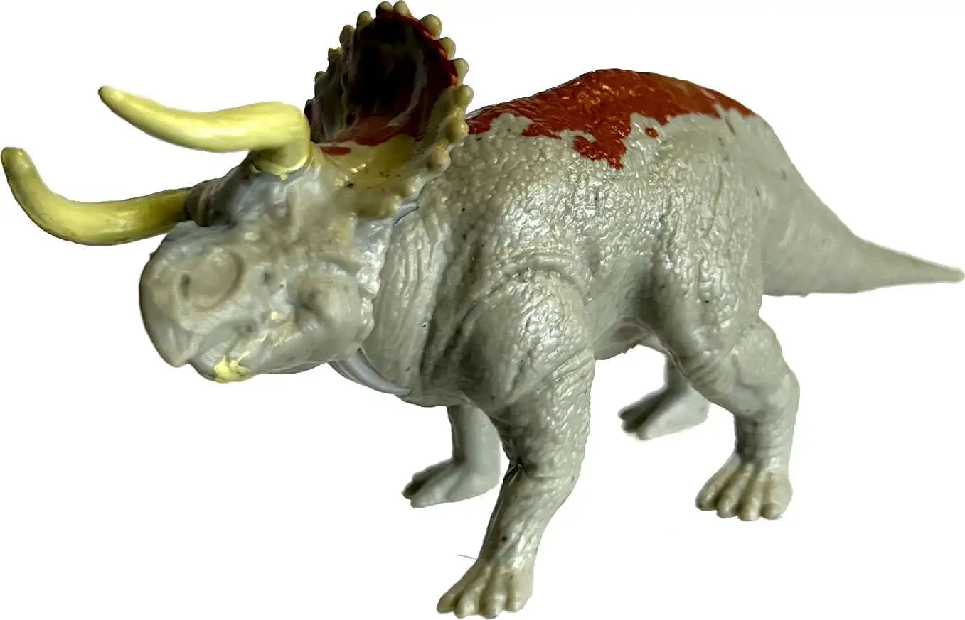 Jurassic Park 30th Anniversary Triceratops 2-Inch Articulated Mini Figure [Grey & Brown Loose]