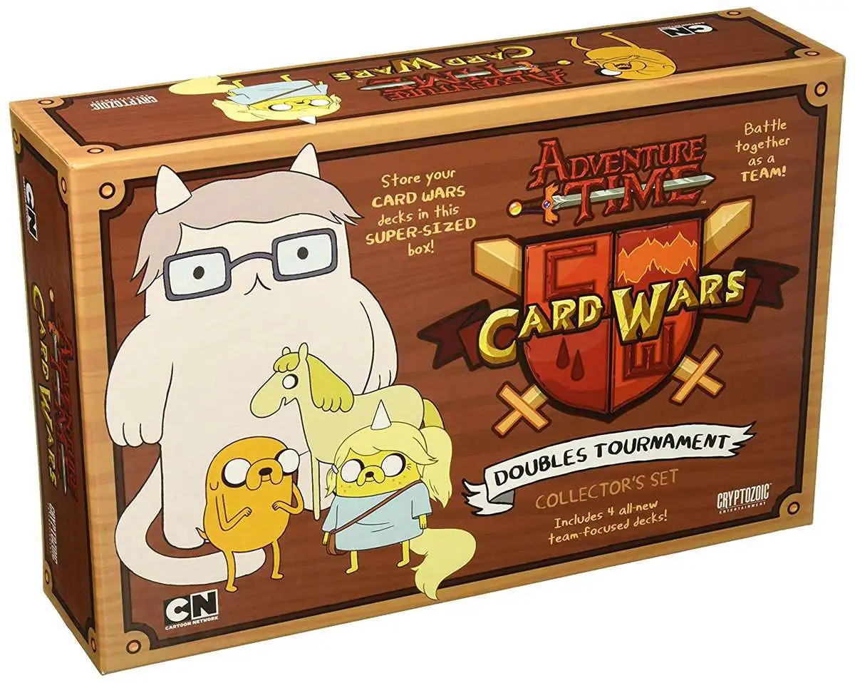 Adventure Time Card Wars Game Doubles Tournament Collector's Set Teams 