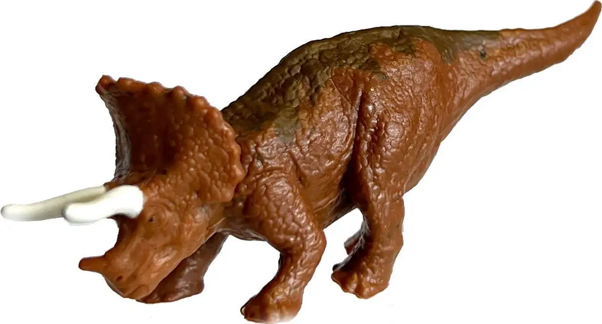 Jurassic Park 30th Anniversary Triceratops 2-Inch Mini Figure [Red Brown & Dark Brown Loose]