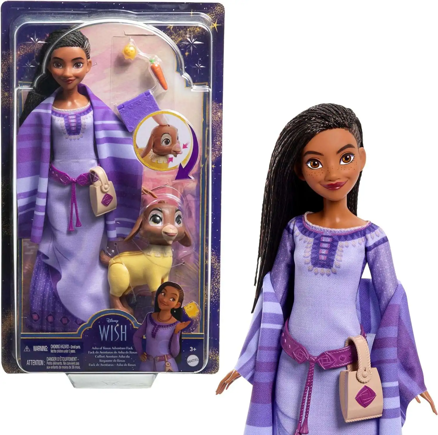 Disney Wish Asha of Roses Adventure Pack Doll (Pre-Order ships September)