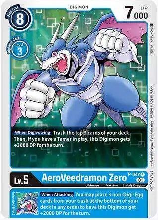 Digimon New Awakening Promo AeroVeedramon Zero P-047