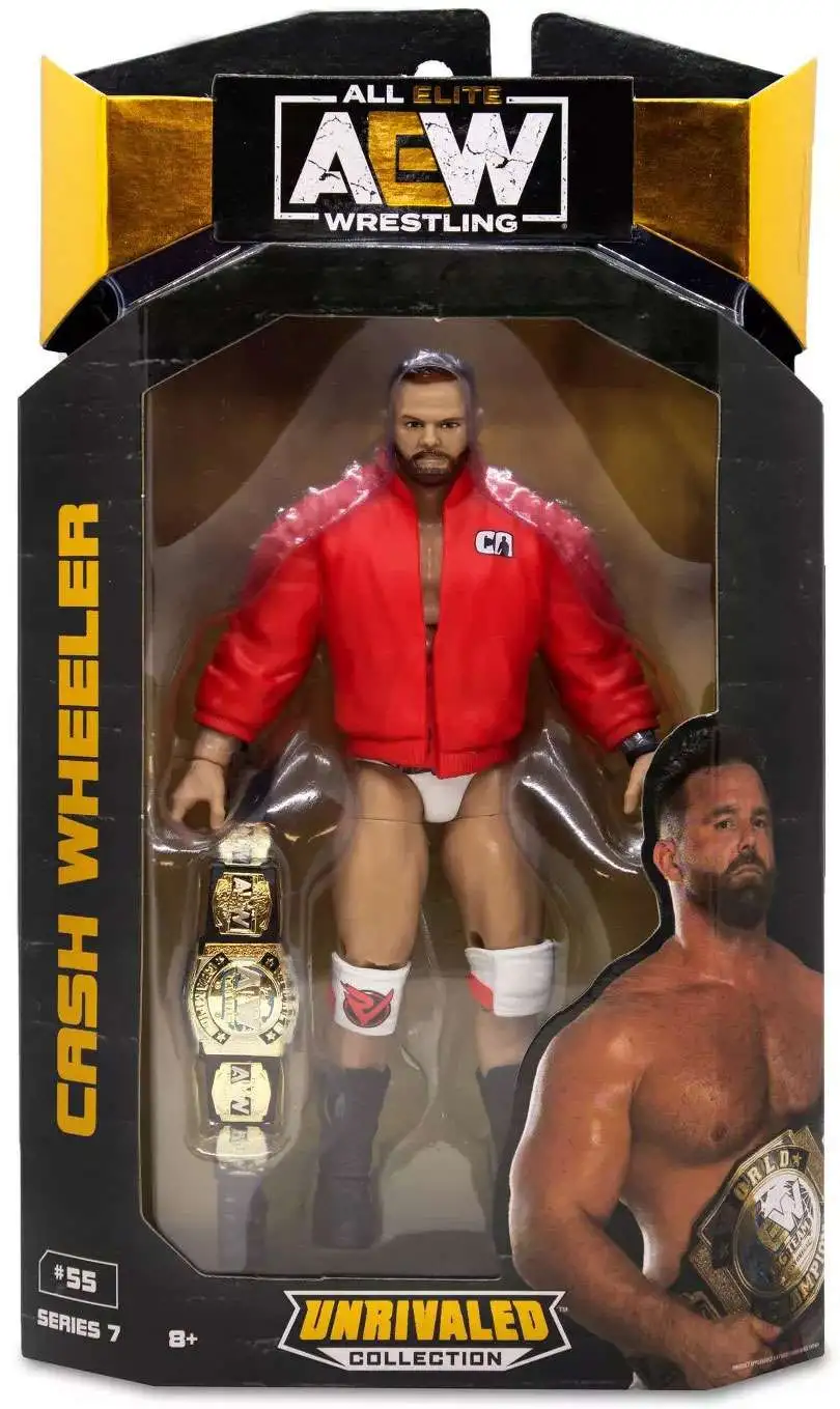 AEW All Elite Wrestling Unrivaled Collection Series 7 Cash Wheeler Action Figure