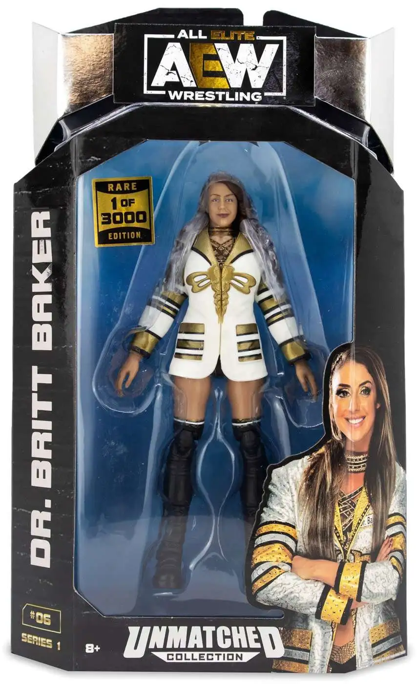 RARE Britt outlets Baker AEW Series 1 Action Figure