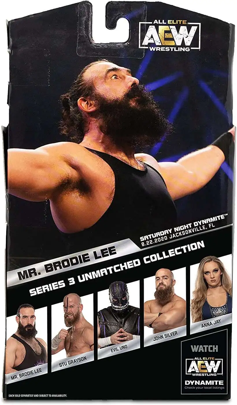 AEW All Elite Wrestling Unmatched Collection Series 3 Mr. Brodie Lee Action  Figure