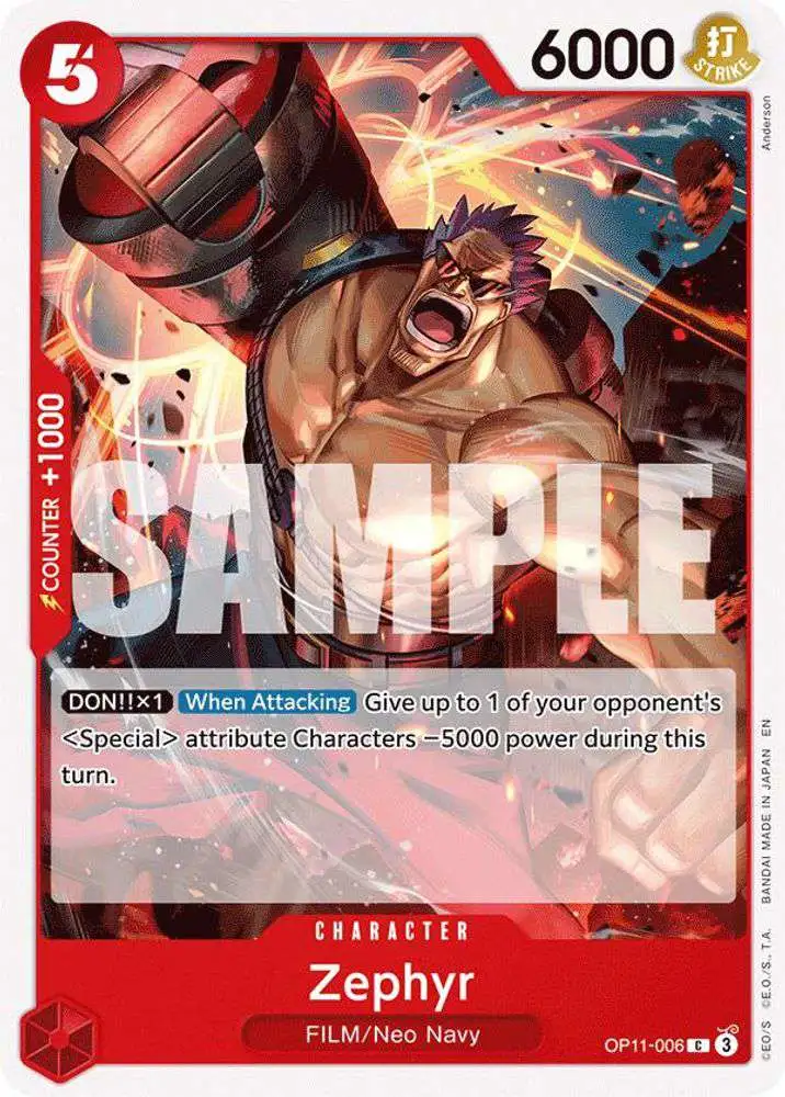 zephyr one piece card game OP12-046 Zephyr(Navy) : Common English One Piece TCG Card : OP12: Legacy of the Master