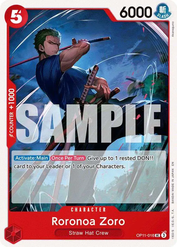one piece card game roronoa zoro OP10-038 C Japanese TCG 118 Release Date One Piece Trading Card Game