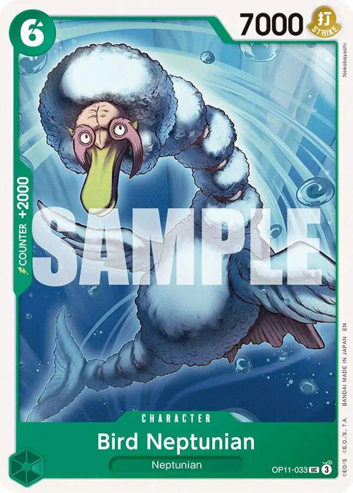 One Piece Trading Card Game A Fist of Divine Speed Uncommon Bird Neptunian OP11-033
