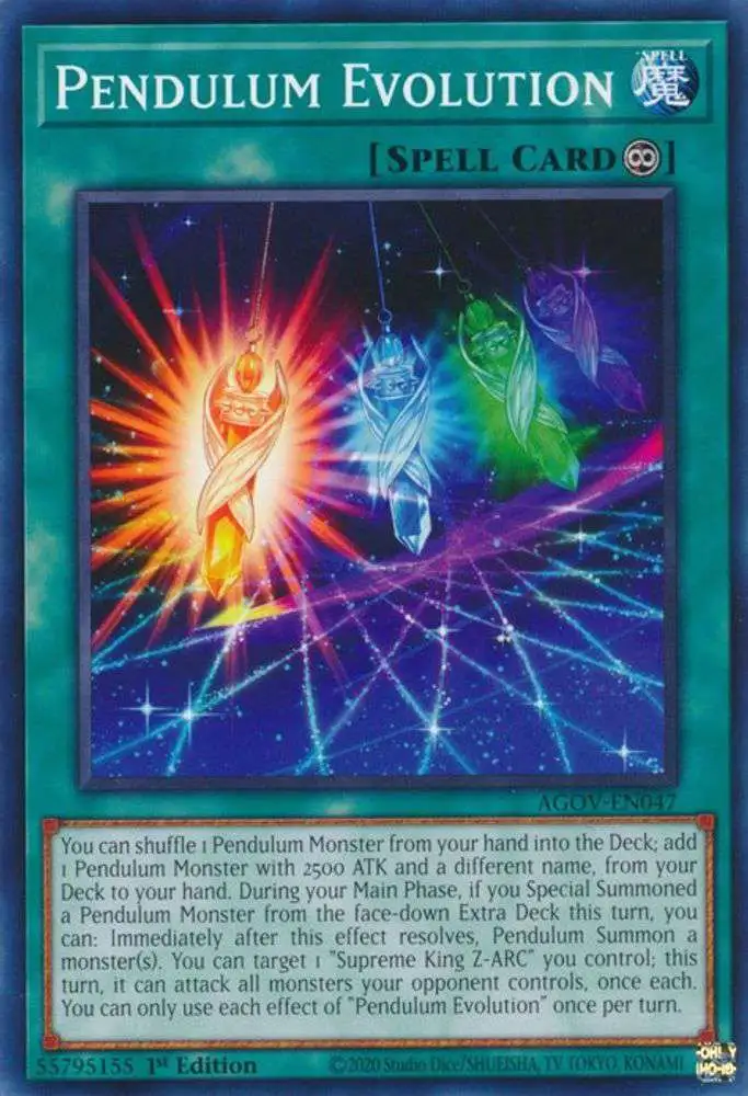 YuGiOh Trading Card Game Age of Overlord Single Card Common Pendulum  Evolution AGOV-EN047 - ToyWiz