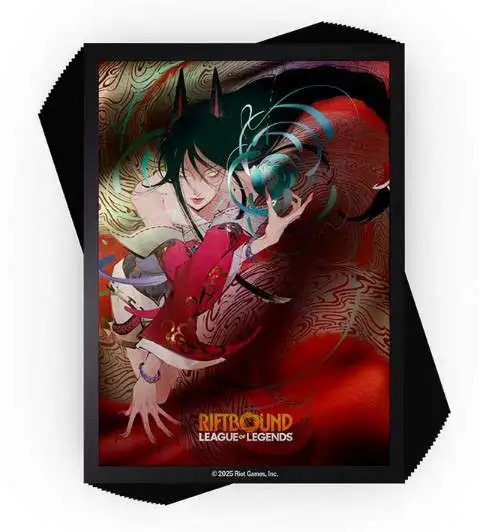 Riftbound: League of Legends Trading Card Game Origins Ahri Art Card Sleeves [100 Count]
