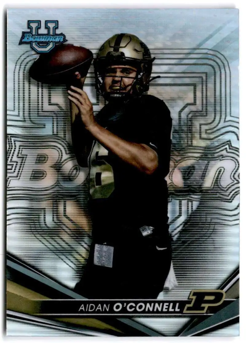 NFL Las Vegas Raiders 2022-23 Bowman's Best University Refractor Aidan O'Connell #24 [Rookie]