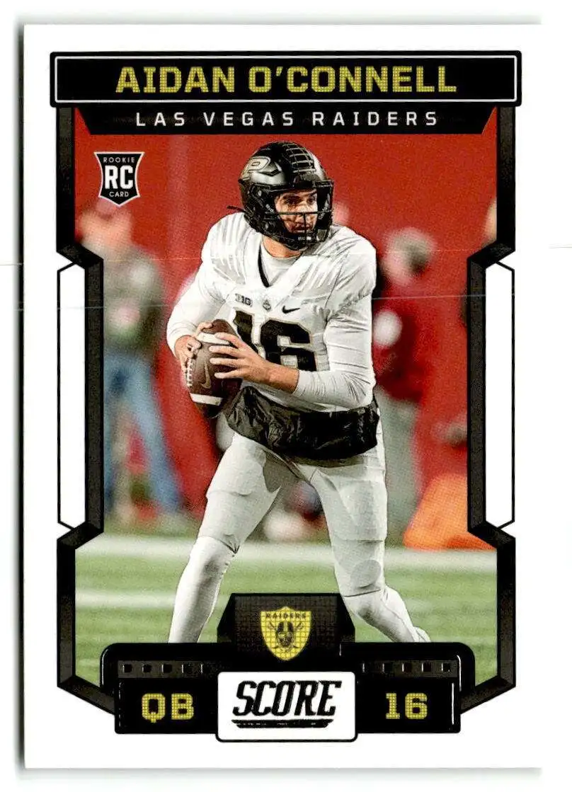 NFL Las Vegas Raiders 2023 Panini Score Single Card Aidan OConnell 310  Rookie - ToyWiz